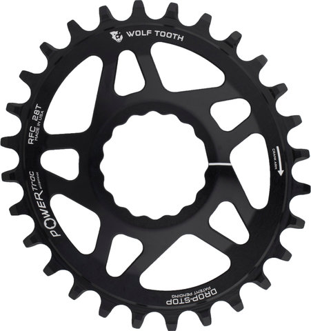 Wolf Tooth Components Elliptical Direct Mount Chainring for Race Face Cinch - black/28 
