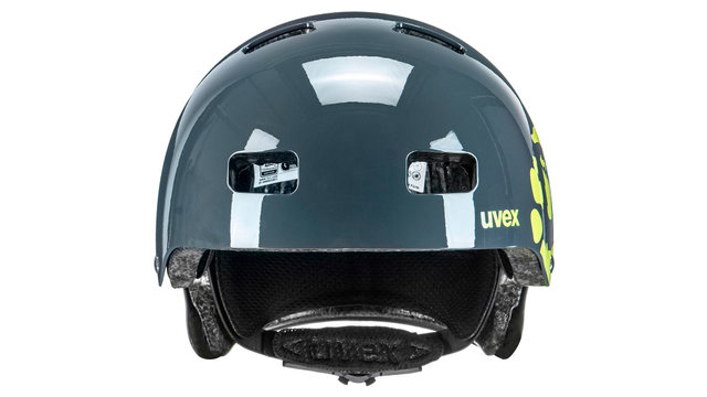 uvex Kid 3 Helmet - dirtbike gray-lime/51 - 55 cm