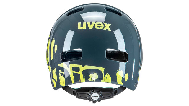 uvex kid 3 Kinderhelm - dirtbike gray-lime/51 - 55 cm