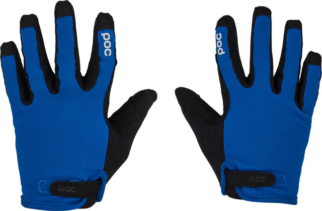 POC Youth Resistance MTB Adjustable Full Finger Gloves - natrium blue/M