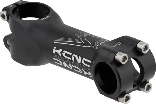 KCNC Potence Fly Ride 25,4 mm 5° - noir-argenté/100 mm
