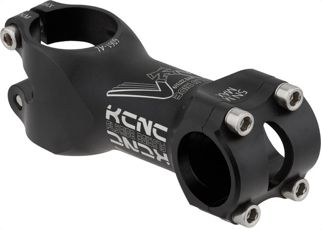 KCNC Potence Fly Ride 25,4 mm 5° - noir-argenté/80 mm