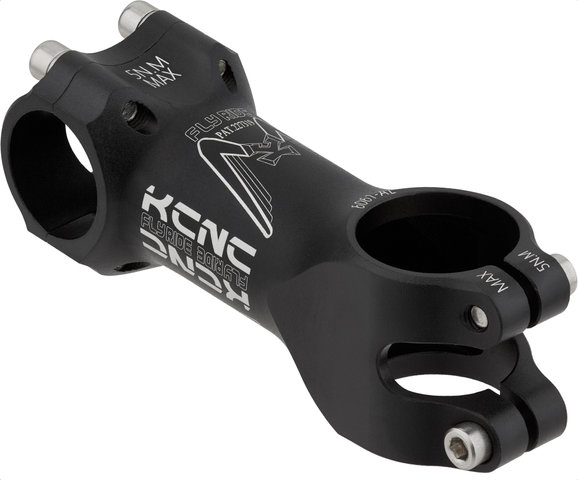 KCNC Fly Ride Stem 25.4 mm 5° - black-silver/80 mm