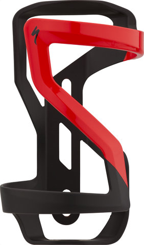 Specialized Zee Cage II Left / Right Bottle cage - matte black-flo red/left