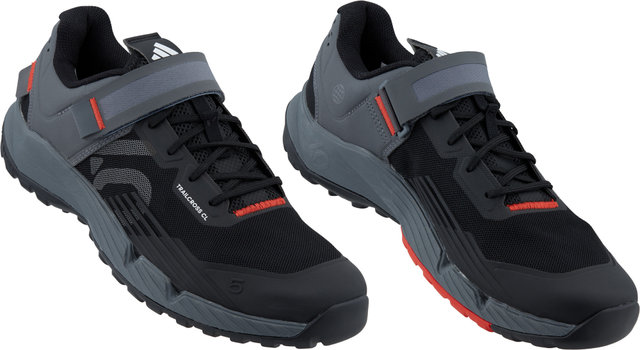 Trailcross Clip-In MTB Shoes - 2023 Model - core black-grey three-red/42