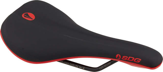 SDG Bel-Air 3.0 Saddle w/ Lux-Alloy Rails - black-red/140 mm