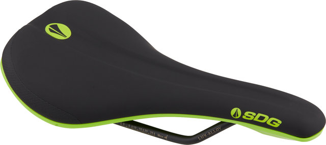 SDG Selle Bel-Air 3.0 avec Rails en Lux-Alloy - black-green/140 mm