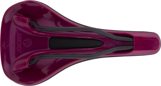 SDG Bel-Air 3.0 Saddle w/ Lux-Alloy Rails - black-purple/140 mm