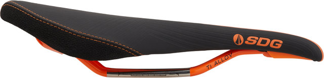 SDG Selle Duster P MTN avec Rails Ti-Alloy - black-orange/universal