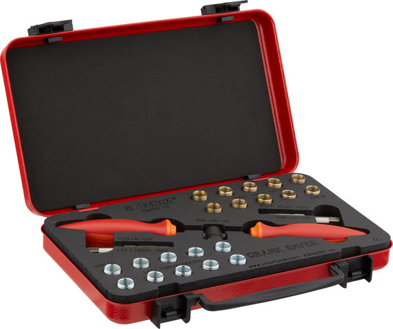 Unior Bike Tools Set de reparación de roscas de pedales 1695MB1 - red/universal