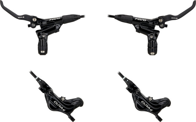 Formula Cura 4 Disc Brake - glossy black/front / rear