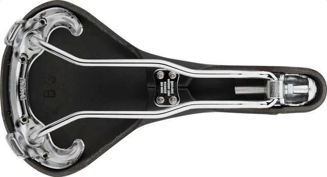 Brooks Selle B15 Swallow Chrome - noir/universal