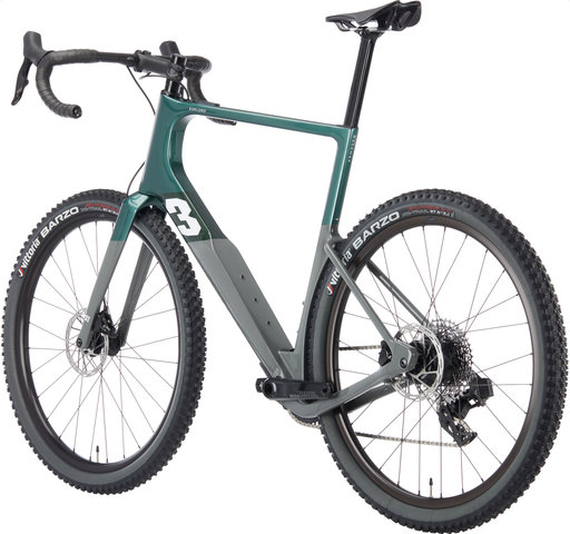 3T Exploro RaceMax Boost Rival XPLR Carbon emerald 27,5" E-Gravelbike - emerald-grey/XL