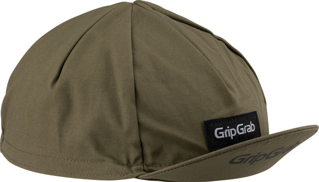 GripGrab Classic Cotton Cycling Cap - olive green/M/L