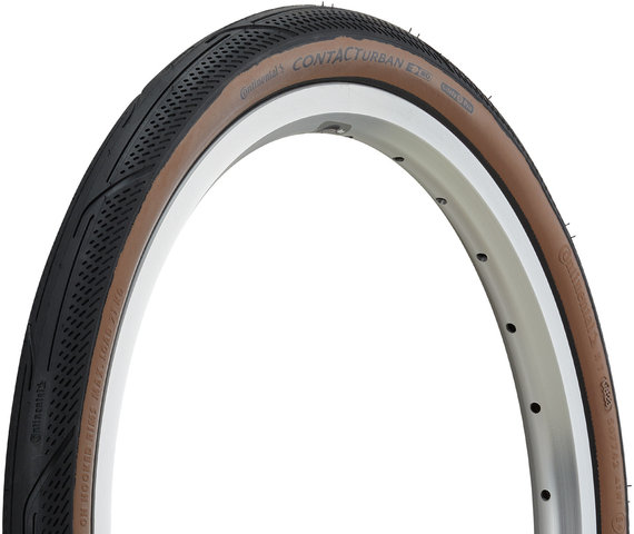 Continental Contact Urban 16" Folding Tyre - black-brown/16x1.35 (35-349)