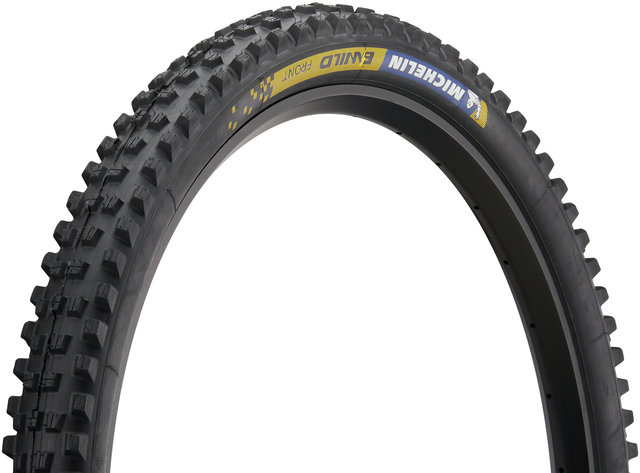 Michelin Michelin E-Wild Front Racing TLR Cubierta plegable de 29" - negro- azul-amarillo/29x2,4