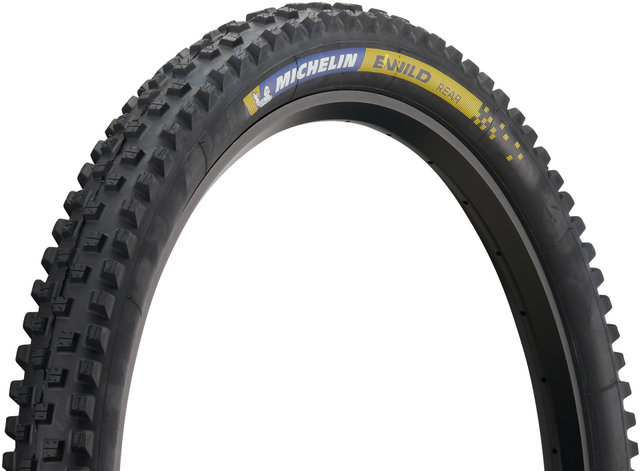 Michelin E-Wild Rear Racing TLR 27.5" folding tyre - black-blue-yellow/27.5x2.60