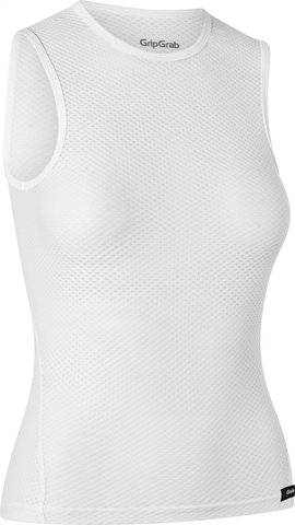 GripGrab Maillot de Corps pour Dames Ultralight Sleeveless Mesh Base Layer - blanc/S