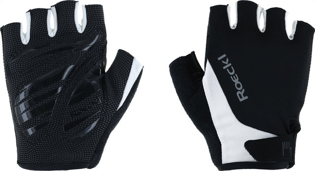 Roeckl Guantes de medio dedo Basel 2 - black-white/8