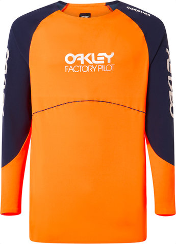 Oakley Maillot Maven Scrub L/S - orange-blue/M