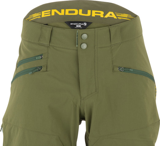 Endura Pantalones cortos SingleTrack II Shorts - olive green/M