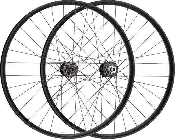 Hope Pro 5 + Fortus 30 SC Disc 6-Loch 27.5" Boost Wheelset - black/27.5" set (front 15x110/Boost+ rear 12x148 Boost) SRAM XD