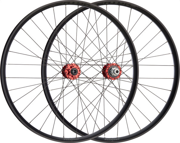 Hope Pro 5 + Fortus 30 SC Disc 6-Loch 27.5" Boost Wheelset - red/27.5" set (front 15x110/Boost+ rear 12x148 Boost) SRAM XD
