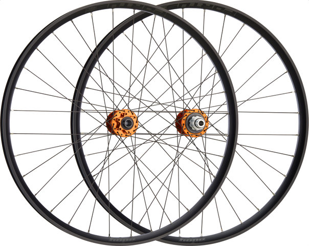 Hope Pro 5 + Fortus 30 SC Disc 6-Loch 27.5" Boost Wheelset - orange/27.5" set (front 15x110/Boost+ rear 12x148 Boost) SRAM XD