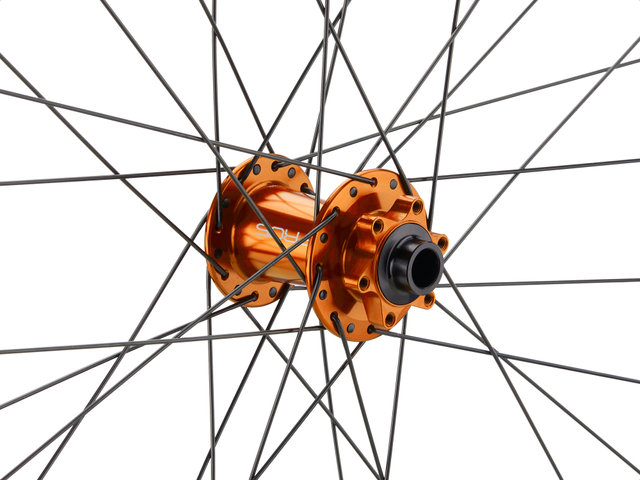 Hope Pro 5 + Fortus 30 SC Disc 6-Loch 27.5" Boost Wheelset - orange/27.5" set (front 15x110/Boost+ rear 12x148 Boost) SRAM XD