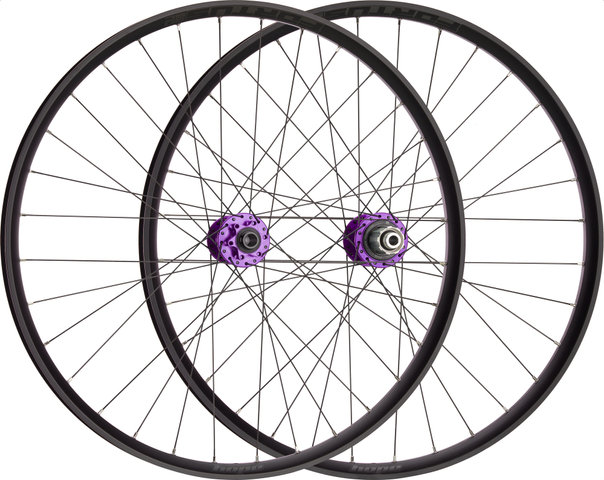 Hope Pro 5 + Fortus 30 SC Disc 6-Loch 27,5" Boost Laufradsatz - purple/27,5" Satz (VR 15x110 Boost + HR 12x148 Boost) Shimano