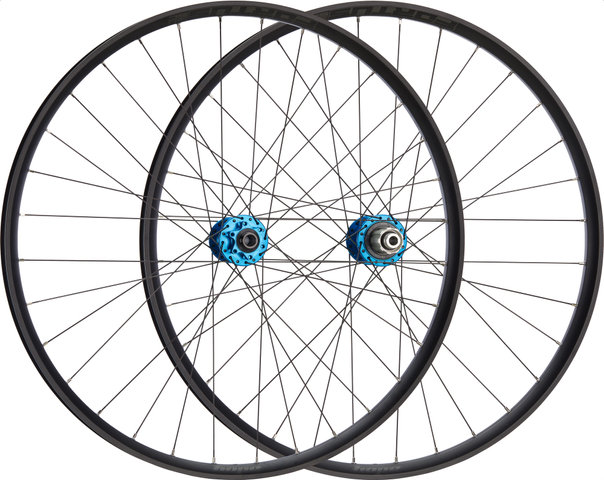 Hope Pro 5 + Fortus 30 SC Disc 6-Loch 29" Boost Wheelset - blue/29" set (front 15x110 Boost + rear 12x148 Boost) Shimano