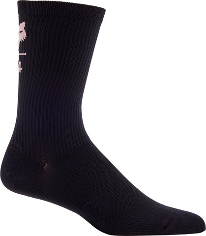 Fox Head 8" Fox 74 Ranger Socks - black-pink/39-43