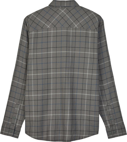 Fox Head Survivalist Stretch Flannel Shirt - dark stone/M