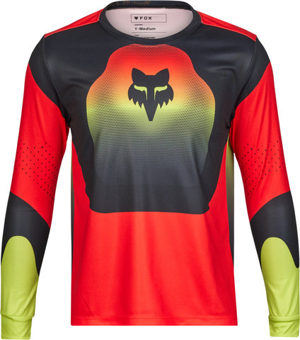 Fox Head Maillot Youth Ranger LS Modèle 2023 - revise-red-yellow/134