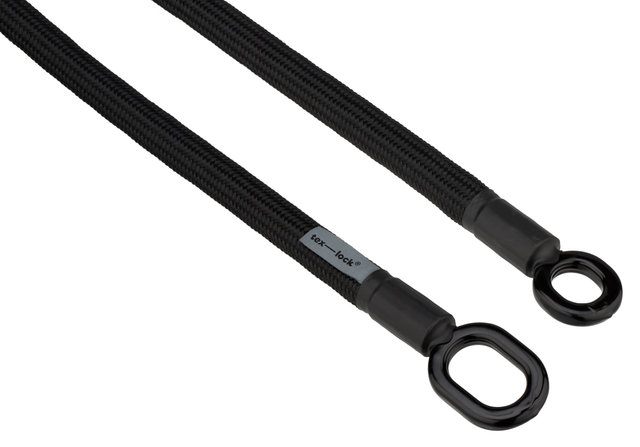 tex-lock Candado de cadena eyelet + U/X-lock Mini-Candado - onyx black/120 cm