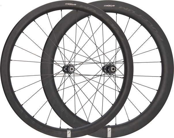 Fulcrum Speed Combo 42/57 Center Lock Disc Carbon Wheelset - black/28" set (front 12x100 + rear 12x142) Shimano
