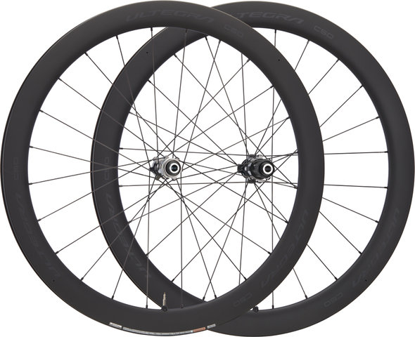 Shimano Juego de ruedas WH-R8170-C50-TL Ultegra Disc Center Lock Carbon - negro/28" set (RD 12x100 + RT 12x142) Shimano