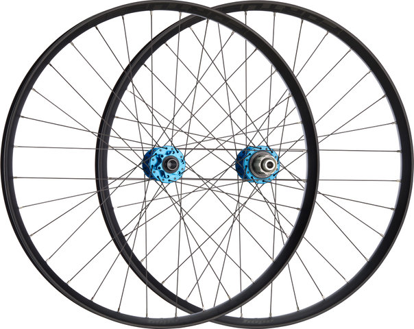 Hope Set de Roues Pro 5 + Fortus 35 Disc 6 trous 27,5" Boost - blue/Set de 27,5" (avant 15x110 Boost + arrière 12x148 Boost) Shimano