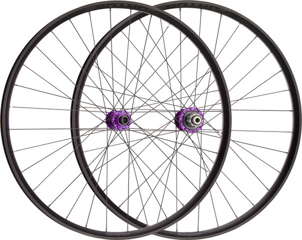 Hope Pro 5 + Fortus 30 SC Disc Center Lock 29" Boost Wheelset - purple/29" set (front 15x110 Boost + rear 12x148 Boost) Shimano