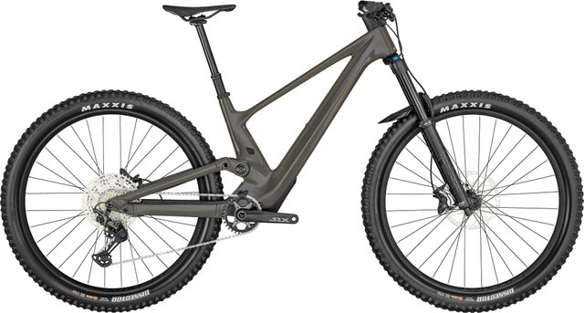 Scott Genius 920 Carbon 29" Mountain Bike - raw carbon gloss-brushed silver/L