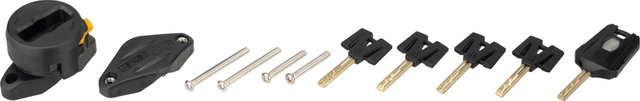 CONTEC PowerLoc U-Lock w/ Extra Loop Cable - black | 23 cm | 11.5 cm