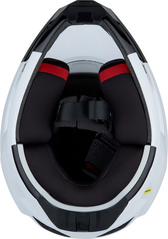 Fox Head Rampage Pro Carbon MIPS Fullface Helmet - 2024 Model - intrude-white/57 - 59 cm