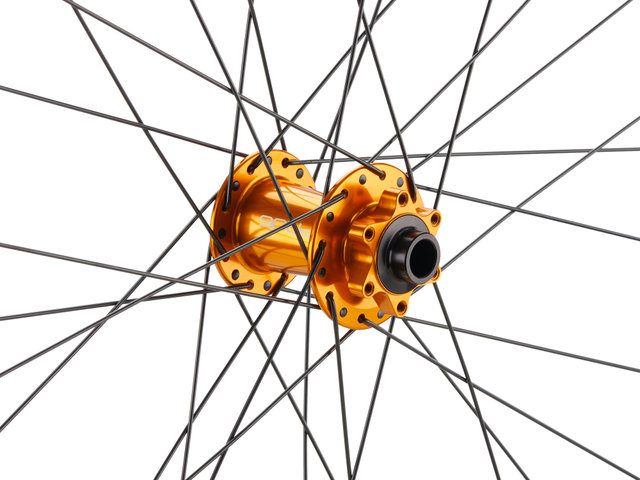 Hope Pro 5 + Fortus 35 Disc 6-bolt 29" Boost Wheelset - orange/29" set (front 15x110 Boost + rear 12x148 Boost) SRAM XD