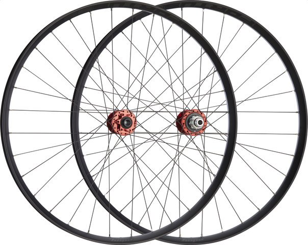 Hope Pro 5 + Fortus 35 Disc 6-bolt 29" Boost Wheelset - red/29" set (front 15x110 Boost + rear 12x148 Boost) SRAM XD