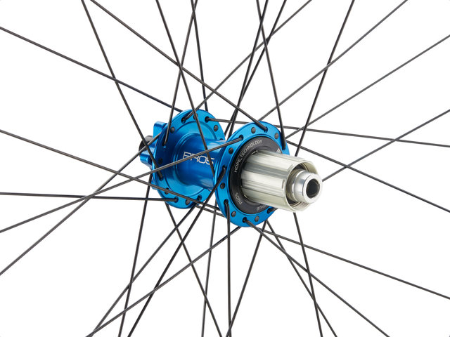 Hope Pro 5 + Fortus 35 Disc 6-bolt 29" Boost Wheelset - blue/29" set (front 15x110 Boost + rear 12x148 Boost) Shimano