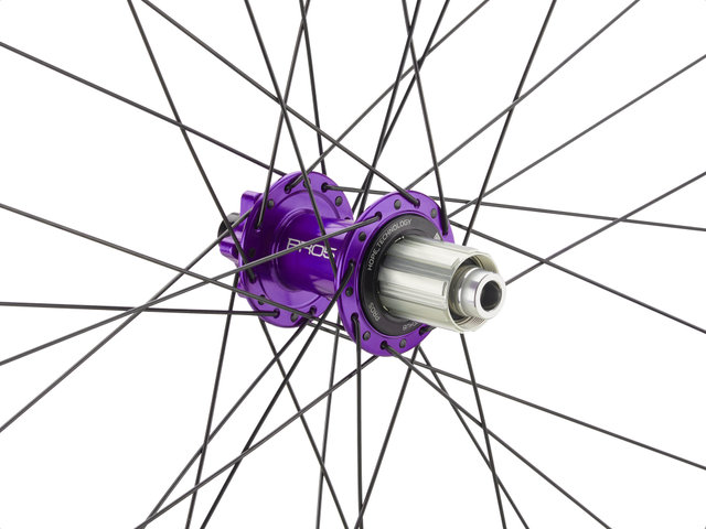 Hope Pro 5 + Fortus 35 Disc 6-bolt 29" Boost Wheelset - purple/29" set (front 15x110 Boost + rear 12x148 Boost) Shimano
