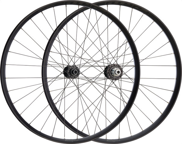 Hope Pro 5 + Fortus 35 Disc Center Lock 27.5" Boost Wheelset - black/27.5" set (front 15x110/Boost+ rear 12x148 Boost) SRAM XD