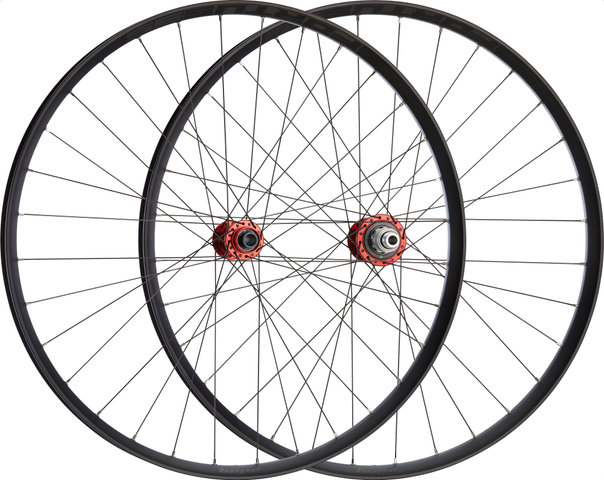 Hope Pro 5 + Fortus 35 Disc Center Lock 29" Boost Wheelset - red/29" set (front 15x110 Boost + rear 12x148 Boost) SRAM XD