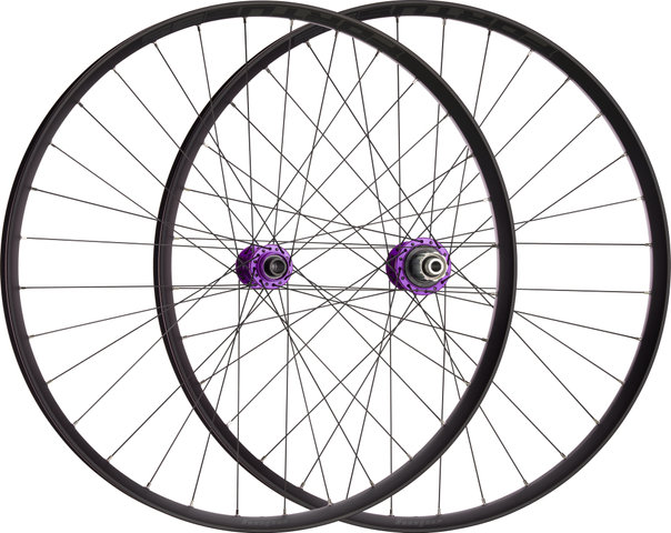 Hope Pro 5 + Fortus 35 Disc Center Lock 29" Boost Wheelset - purple/29" set (front 15x110 Boost + rear 12x148 Boost) Shimano