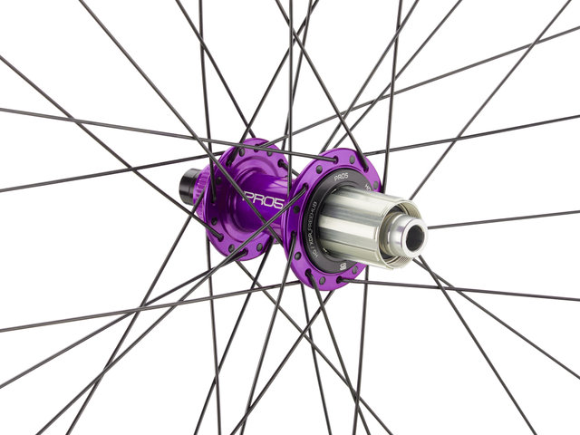 Hope Pro 5 + Fortus 35 Disc Center Lock 29" Boost Wheelset - purple/29" set (front 15x110 Boost + rear 12x148 Boost) Shimano